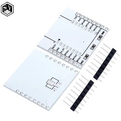 Two PCB modules with black headers, shown from above.