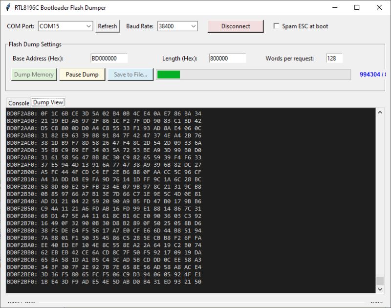 Analysis of the inside of the router, memory ripping, bootloader, custom program for UART