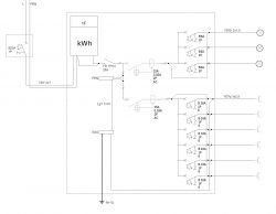 Modernizacja rozdzielnicy w domku +Schemat jednokreskowy instalacji elektrycznej Modernizacja rozdzielnicy w domku +Schemat jednokreskowy instalacji elektrycznej