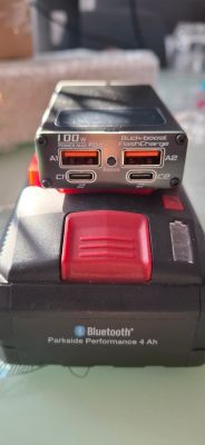 How can I charge Parkside X20V batteries from a 12V AGM battery?