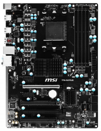MSI 970A-G43 - Monitor nie reaguje. Wentylatory działają.