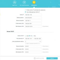 Brak internetu na głównym routerze przy użyciu TP-Link TL-WA850RE
