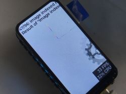 Wyświetlacz 1.47 cala ESP32-C6 z testem obrazu i statystykami FPS/CPU