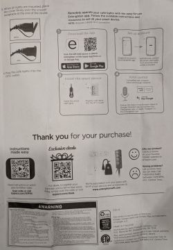Jasco Enbrighten Cafe WiFi Lights User Guide User guide for Jasco Enbrighten Cafe WiFi lights installation and setup.