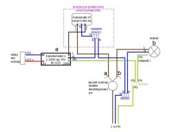 HomematicIP model Hmip-FSM connection of a smart switch to control an LED transformer HomematicIP model Hmip-FSM connection of a smart switch to control an LED transformer