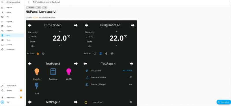 Sonoff NSPanel czyli włącznik/panel dotykowy do kontroli całego domu - Home Assistant