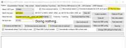 Screenshot of the Easy UART Flasher software with BK7231N selected and OpenBK7231N_QIO__beken_sdk_f866976df64b firmware chosen.