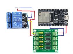 Controlling relays 30m away with ESP module - how to connect?