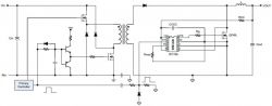 HP-S56601E0 - Schemat zasiliacza, numery pinów wyjściowych