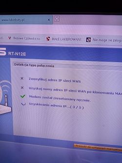 Błąd logowania do Asus rt-n12e: Ta witryna jest nieosiągalna