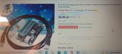 Odczyt wsadu z mikrokontrolera PIC16F684 w baterii Metabo 5,2 Ah/18 V przez programator PIC K150