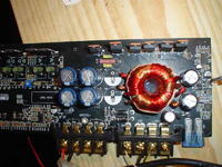 Audio System i wylany kondensator