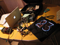 Kamizelka z aktualną prędkością jazdy