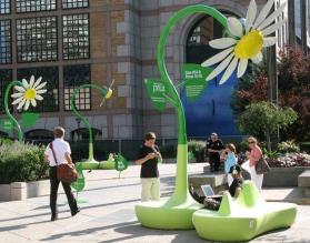 Energia elektryczna i Wi-Fi dzięki gigantycznej roślinie. Energia elektryczna i Wi-Fi dzięki gigantycznej roślinie.