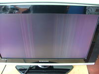TV LCD Samsung LE27S71B pionowe linie,dzwięk jest