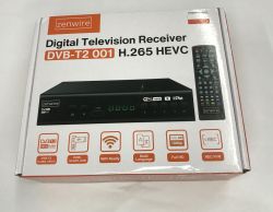 Tuner dekoder DVB-T2 HEVC H.265 Full HD telewizji naziemnej - wnętrze, firmware