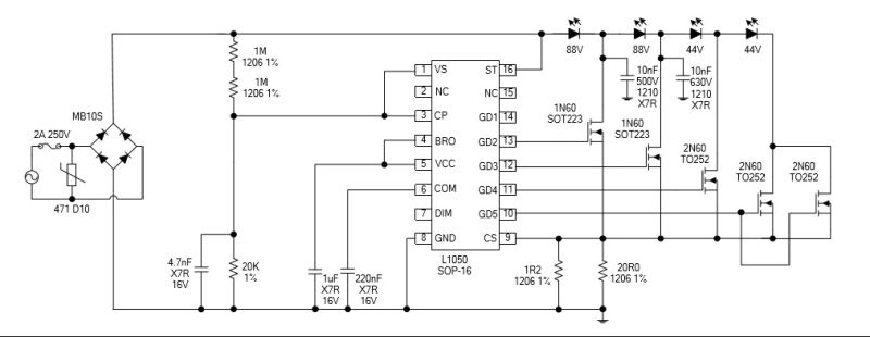 Interior, failure rate and construction of a 50W outdoor LED floodlight with motion sensor