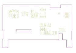 Component Placement Diagram for ESP32-S3-Touch-LCD-5 PCB Layout diagram of components on the Waveshare ESP32-S3-Touch-LCD-5 PCB with labeled electronic components.