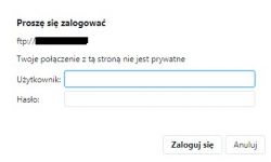 FTP pod Windows 7 - Prośba o logowanie ? FTP pod Windows 7 - Prośba o logowanie ?