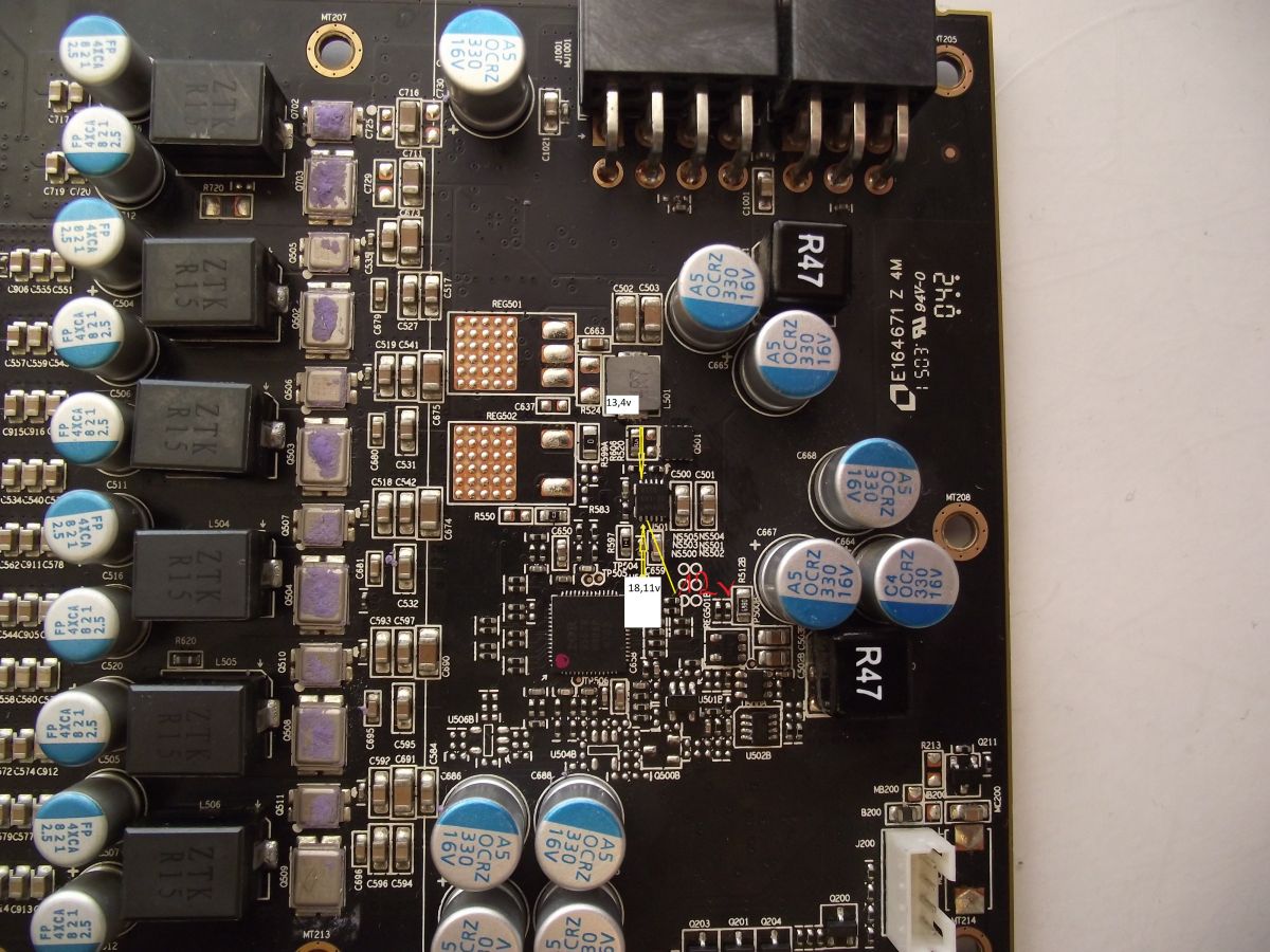 [Rozwiązano] XFX R9 290X 8Gb: Nie startuje sekcja zasilania, wysokie ...