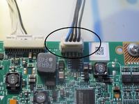 Sharp LC46LE600E - Brak zasilania matrycy - Świeci się zielona dioda.