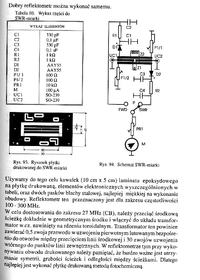 Wzór płytki reflektometru paskowego 11m, 5W, 50 om - poszukiwany projekt