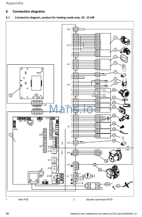 Connecting Danfoss Link BR Relay to Vaillant ecoTec Plus Boiler