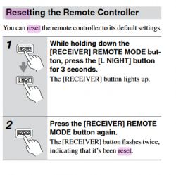 Reset pilota do Onkyo TX-NR822 - jak przywrócić funkcje?