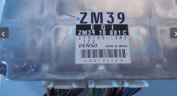 Mazda 323F BJ 1.6 ZM 72kW 2002 - Schemat ECU ZM39 3 kostki