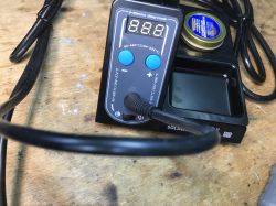 YIHUA 926 LED II soldering station with a 7-segment display and temperature control.