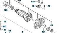 Bosch PWS 700-115 - replacement of the gear bearing on a Bosch PWS angle grinder