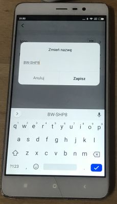 Gniazdo elektryczne sterowane przez WiFi - BW-SHP8 - uruchomienie i testy Gniazdo elektryczne sterowane przez WiFi - BW-SHP8 - uruchomienie i testy