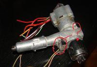 Mercedes 190 2.5D - funkcja kostki przy stacyjce?