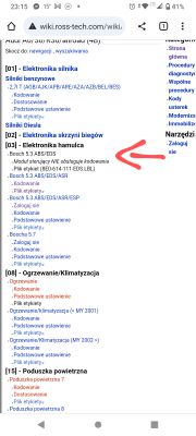 A6 C5 1.9 TDI 110km- sterownik ABS Bosch 5.3 ABS/EDS kodowanie