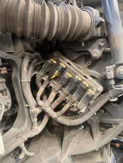 Daf 105 xf: Kontrolka zużycia okładzin, sprawdzenie zasilania w kostce od czujnika