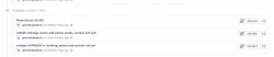 Screenshot showing a list of project commits on GitHub from December 7, 2023.
