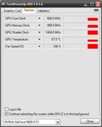 Gainward Geforce 8600 GTS - czyżby przegrzana?