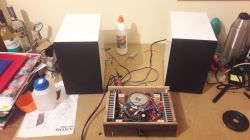 Zestaw dwóch kolumn (kopia Sony SSH-1600) i wzmacniacza stereo na LM3886 Zestaw dwóch kolumn (kopia Sony SSH-1600) i wzmacniacza stereo na LM3886