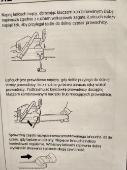 Husqvarna 40 - Łańcuch się klinuje po naciągnięciu, co robić?