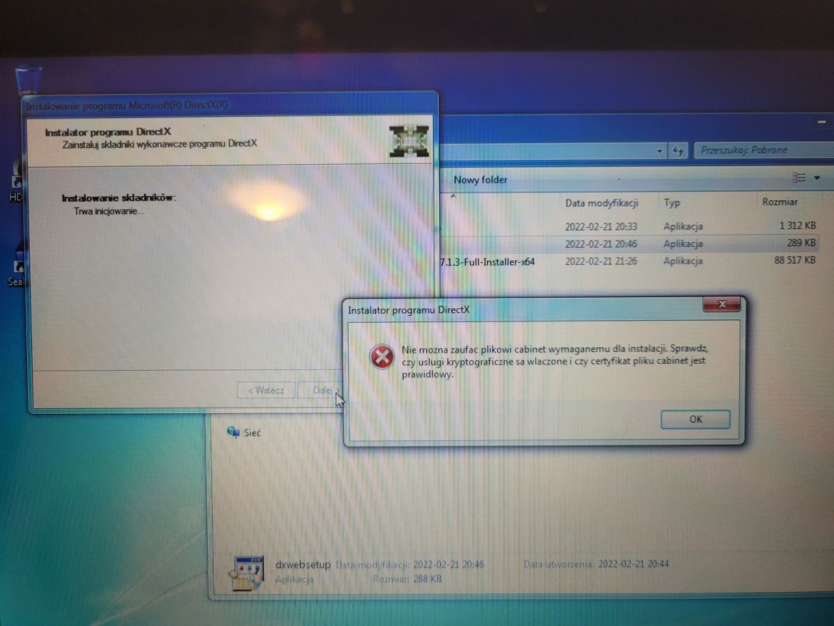 Jak zainstalować DirectX12 na Windows7 64 BIT 