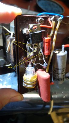 Naprawa pastucha Widonia - identyfikacja nieznanego elementu z oderwanym drucikiem