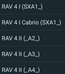 Jaki akumulator do Toyoty Rav4 2001 2.0 benzyna - rozmieszczenie biegunów