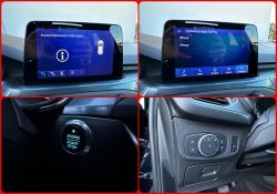 Car displays and interior control elements.