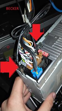 Radio ford -radio becker. Inne wejścia