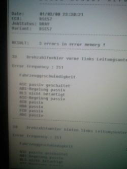 Interpreting INPA Error Codes for BMW E39's ABS and ASC Systems - Speedometer Issues
