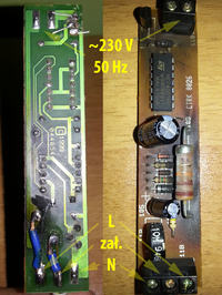 Wentylator Manrose XF100AT - Spalony rezystor nr 107
