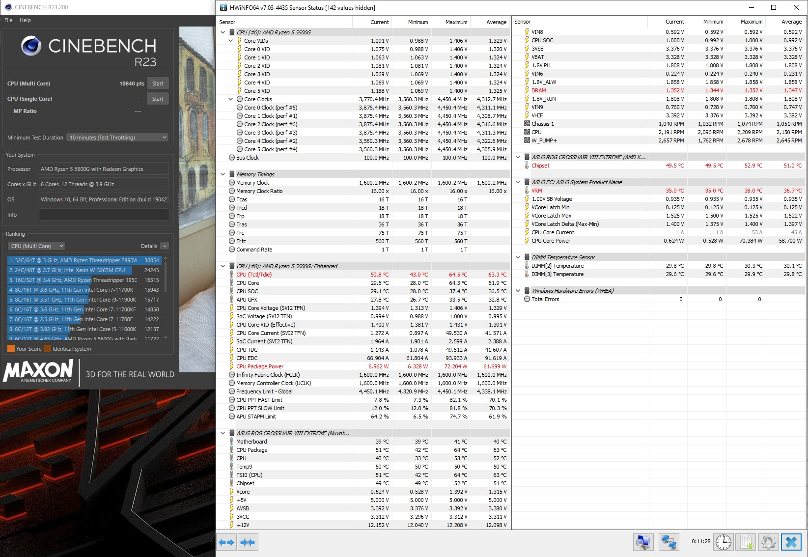 [Rozwiązano] Ryzen 5 5600G, OC, OCCT: Błędy na rdzeniu fizycznym #5 ...