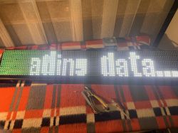 Tablica reklamowa MX10SW31 - 1 panel świeci w połowie