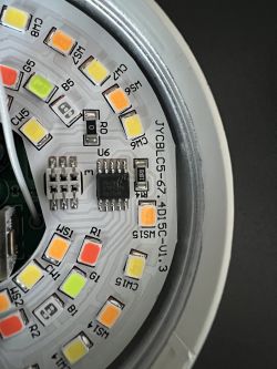 Teardown and Analysis of GY GX53 Alexa 8W 600LM RGBCW Dimmable Bulb [BK7231N/BP5768]
