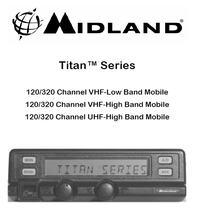 Midland Titan 120 Ch VHF UHF Tranciever Manual